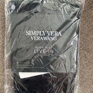 Brand new Simply Vera Black live in cotton legging